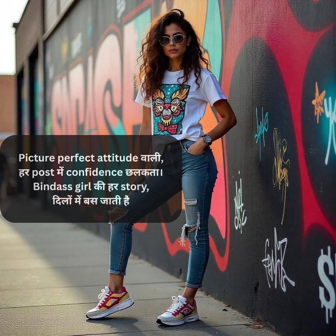 Bindass Girl Captions for Instagram