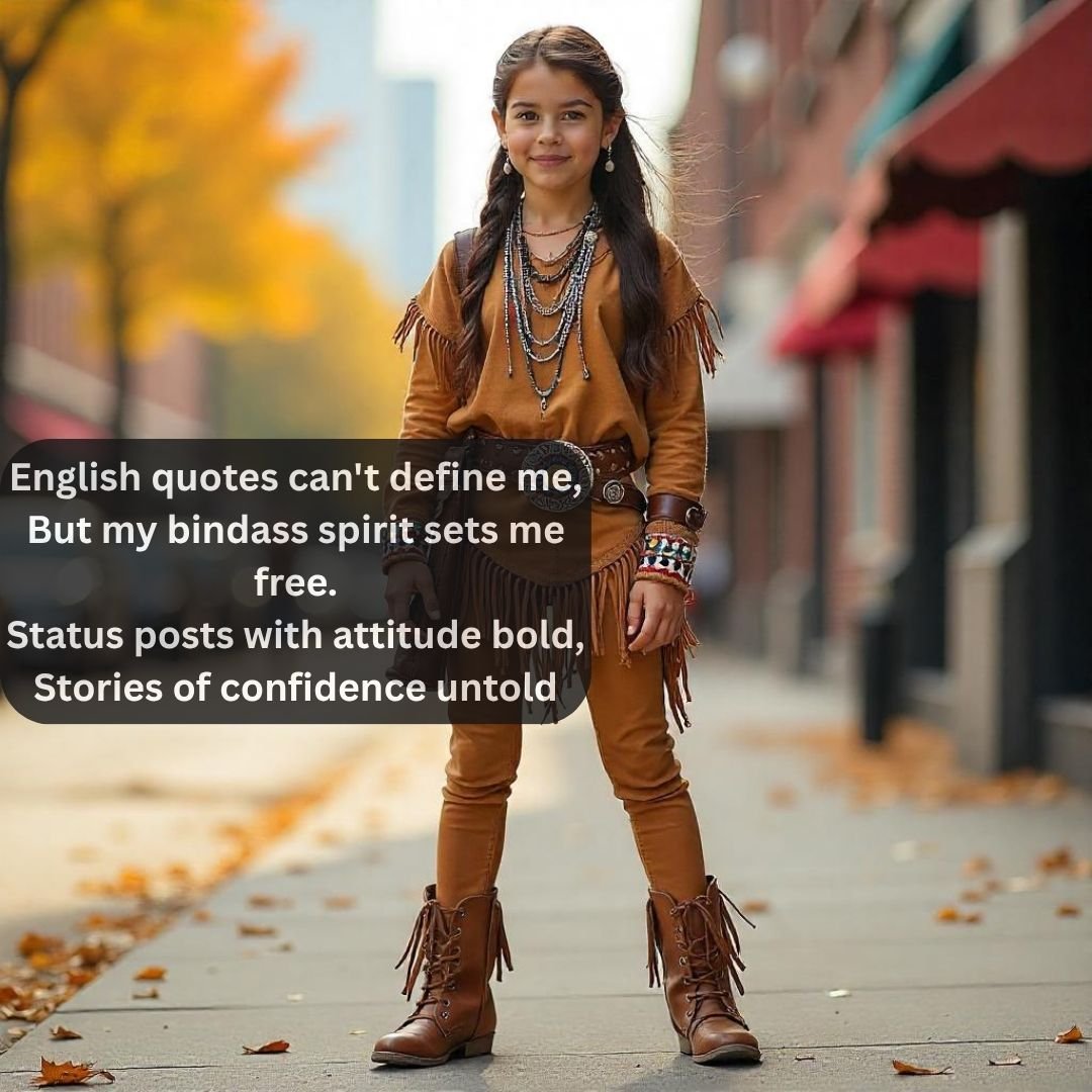 Bindass Attitude Status for Girls English