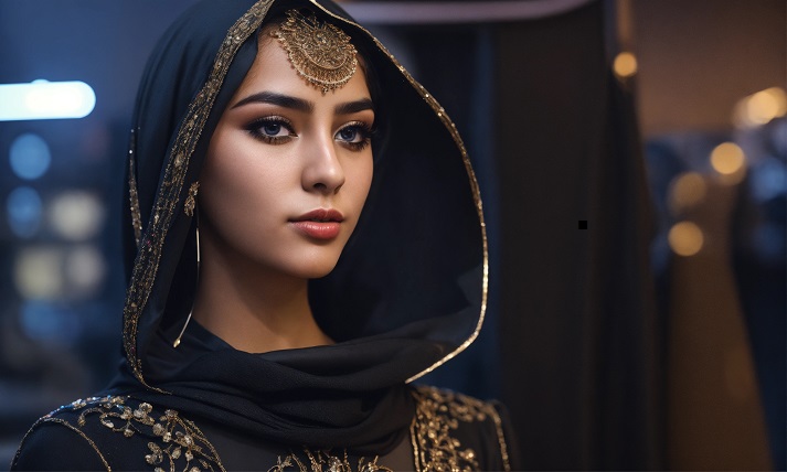 মেয়েদের বোরকা পরা পিক